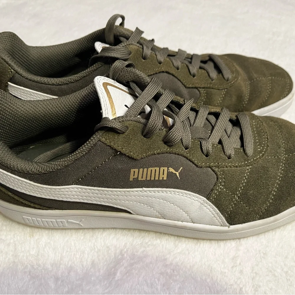 PUMA Astro Kick Sneakers Forest Night Olive Green White Men’s Size 9